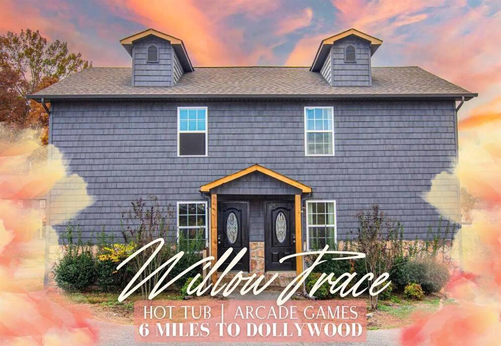 Willow Trace: Family Retreat, Hot Tub, Gaming! Pigeon Forge Eksteriør bilde