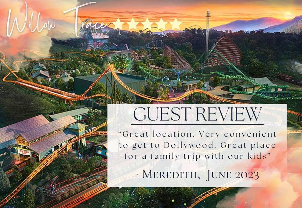 Willow Trace: Family Retreat, Hot Tub, Gaming! Pigeon Forge Eksteriør bilde